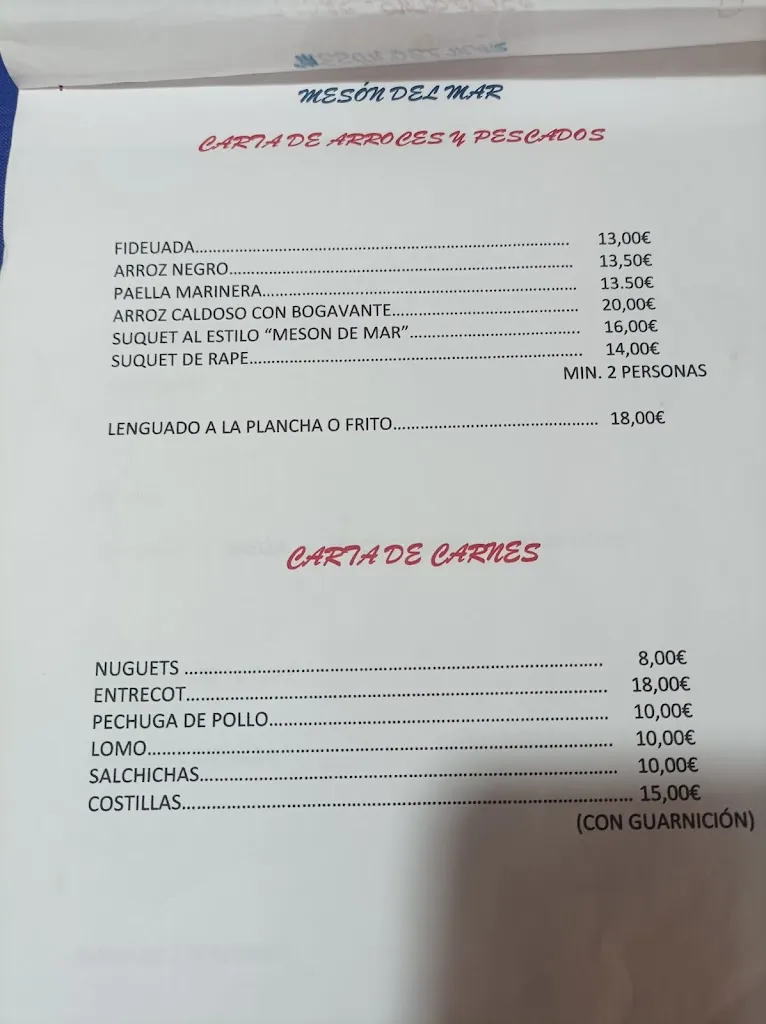 Menu_Tauló del Mar_Alcanar_image_1