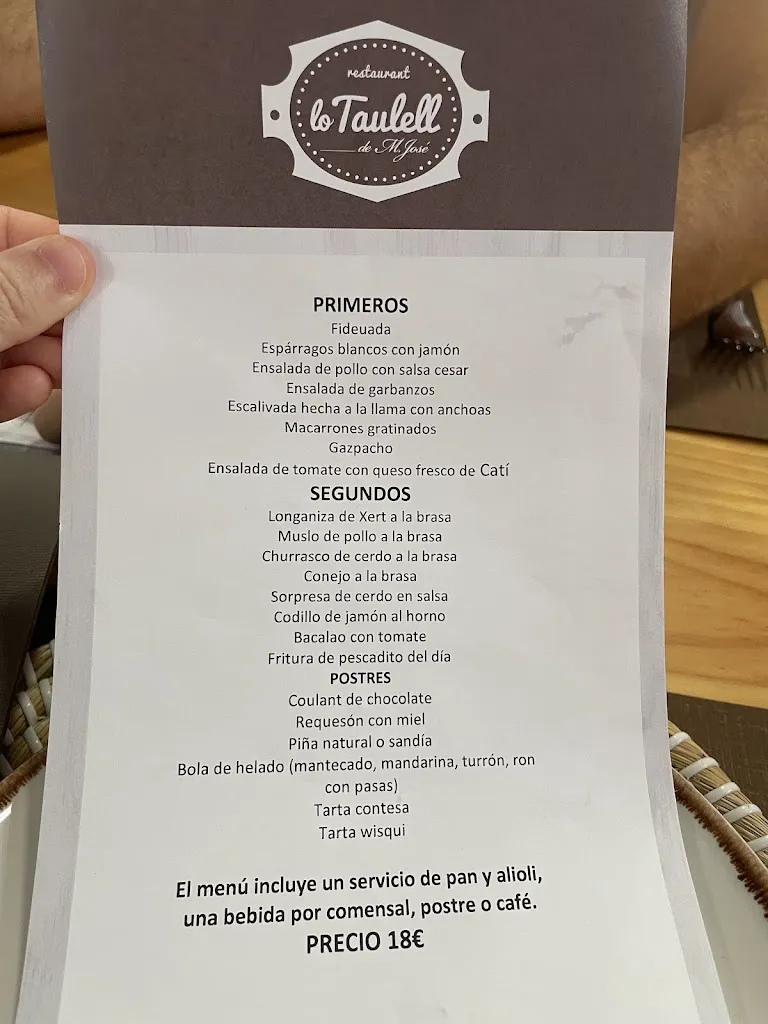 Irene G_Restaurant Lo Taulell de Maria José_Alcanar_review