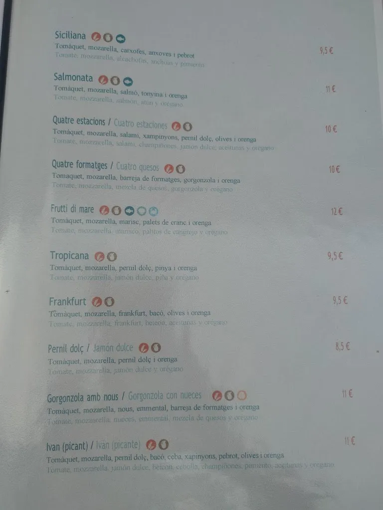 Menu_Restaurant Pizzeria Les Cases_Alcanar_image_3