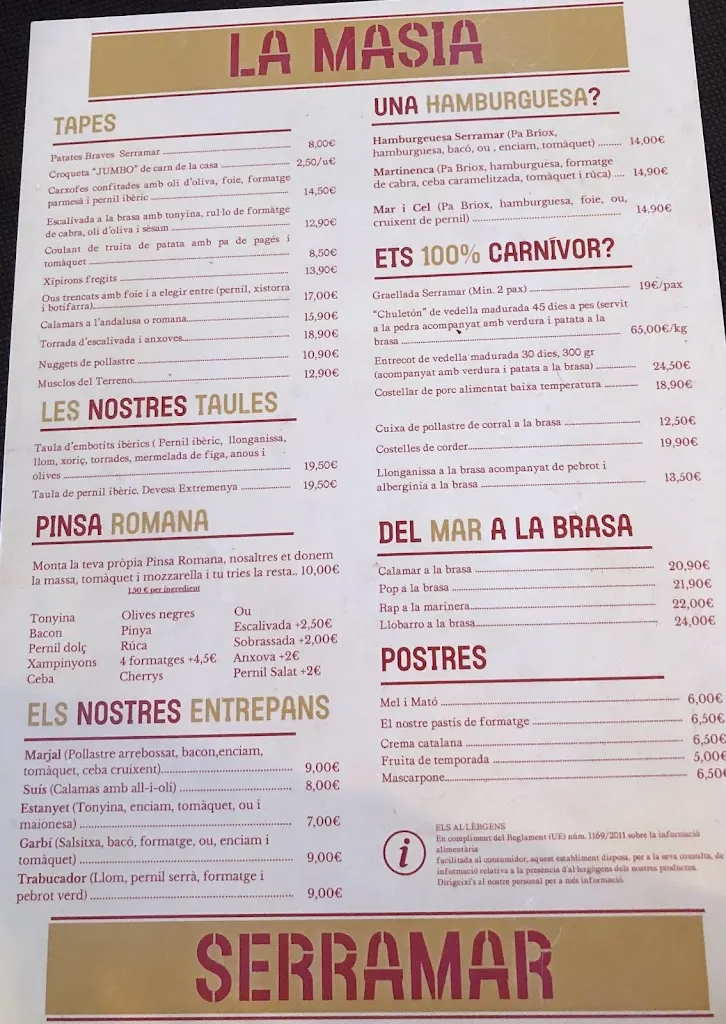 Menu_Restaurant Club de Tenis Serramar_Alcanar_immagine_1