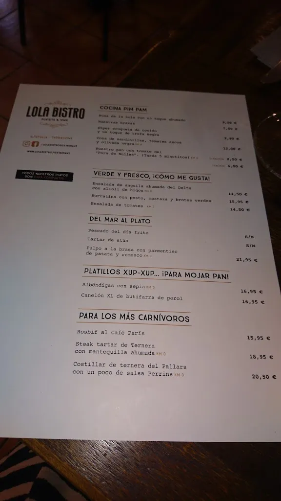 Menu_Lola Bistro Altafulla_Altafulla_image_4
