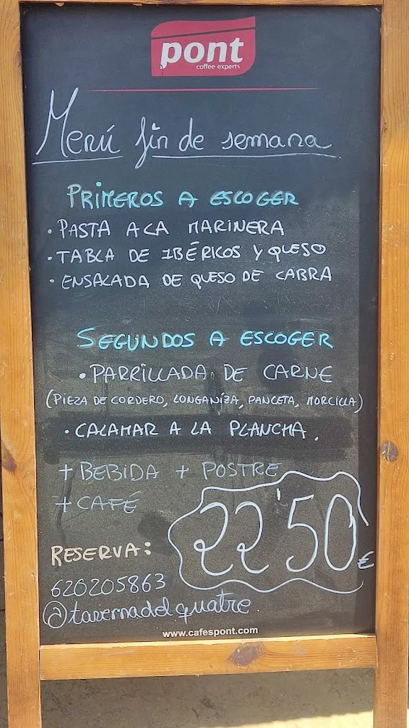 Menu_Taverna del Quatre_Altafulla_image_1