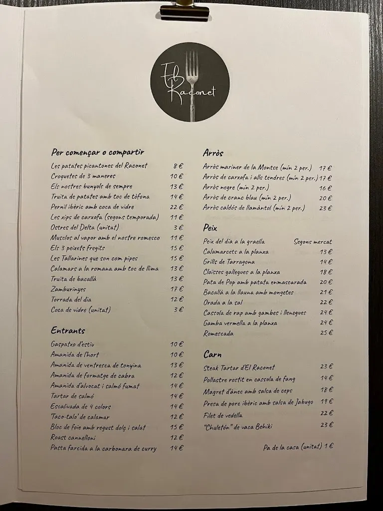 Menu_Restaurant El Raconet_Altafulla_image_3