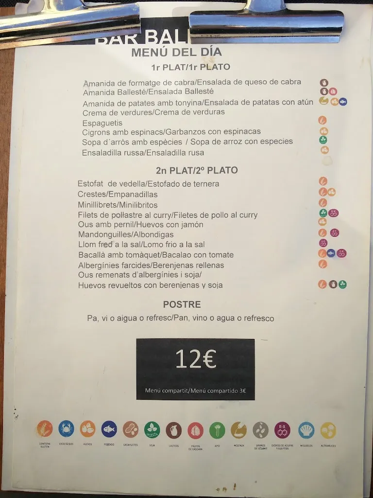 Menu_Bar Bodega Ballesté_Altafulla_image_3