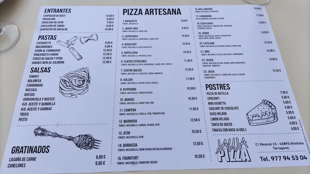 Menu_Pizzeria JAUJA_Altafulla_image_3