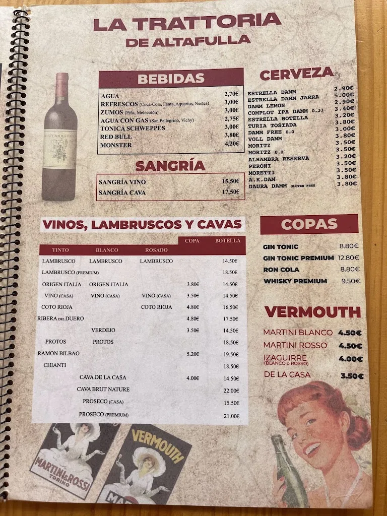 Menu_La Tratoria de Altafulla SL_Altafulla_image_2