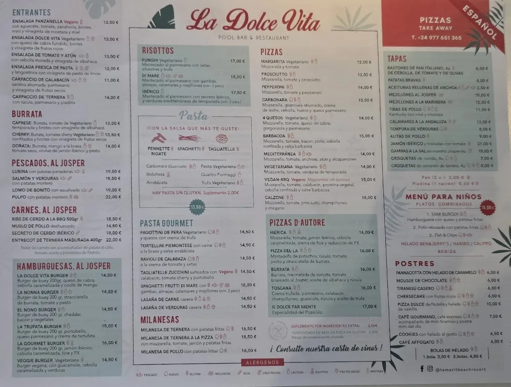 Menu_Restaurant La Dolce Vita_Altafulla_immagine_2