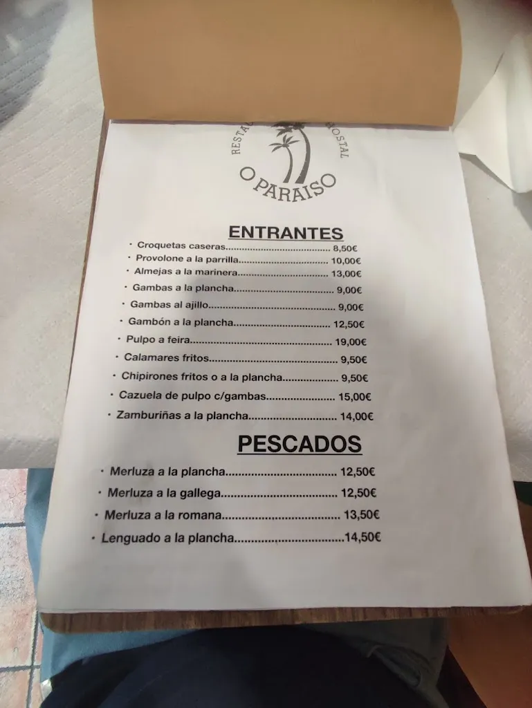 Menu_Restaurante parrillada hostal o paraiso_Arteixo_image_4