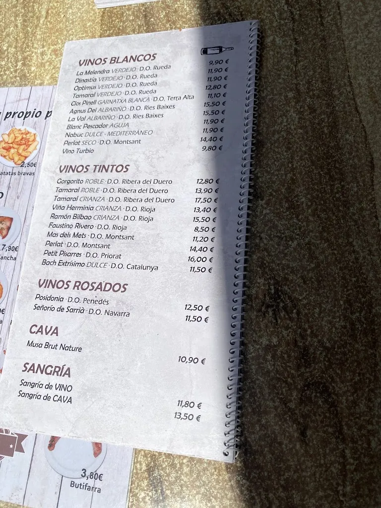 Menu_Trentavuit Torredembarra_Altafulla_image_2