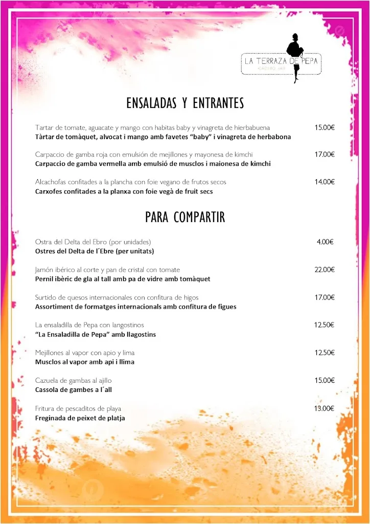 Menu_La Terraza de Pepa _Altafulla_image_2