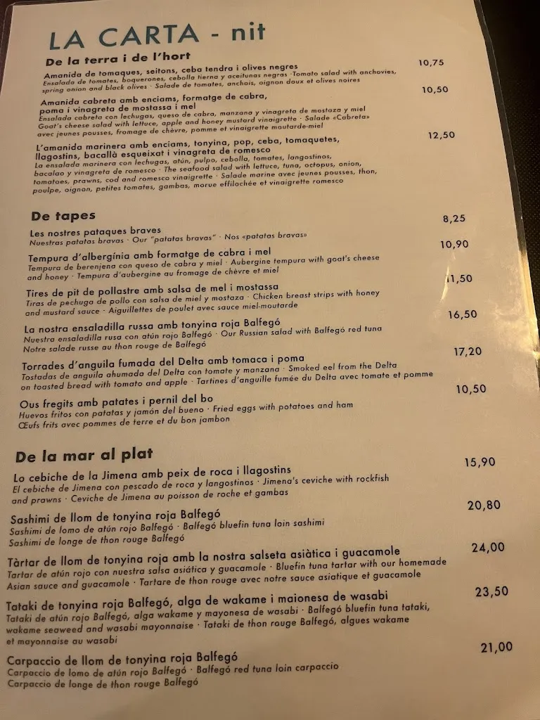 Menu_La Subhasta Restaurant, Espai Gastronòmic_Ametlla de Mar_image_4