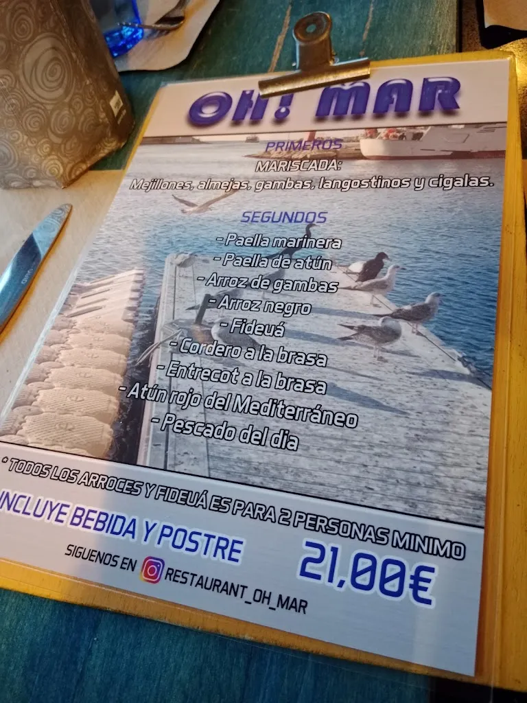 Menu_Oh! Mar!_Ametlla de Mar_image_3