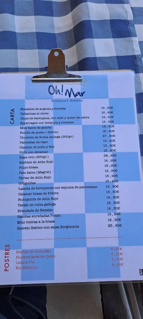 Menu_Oh! Mar!_Ametlla de Mar_image_4