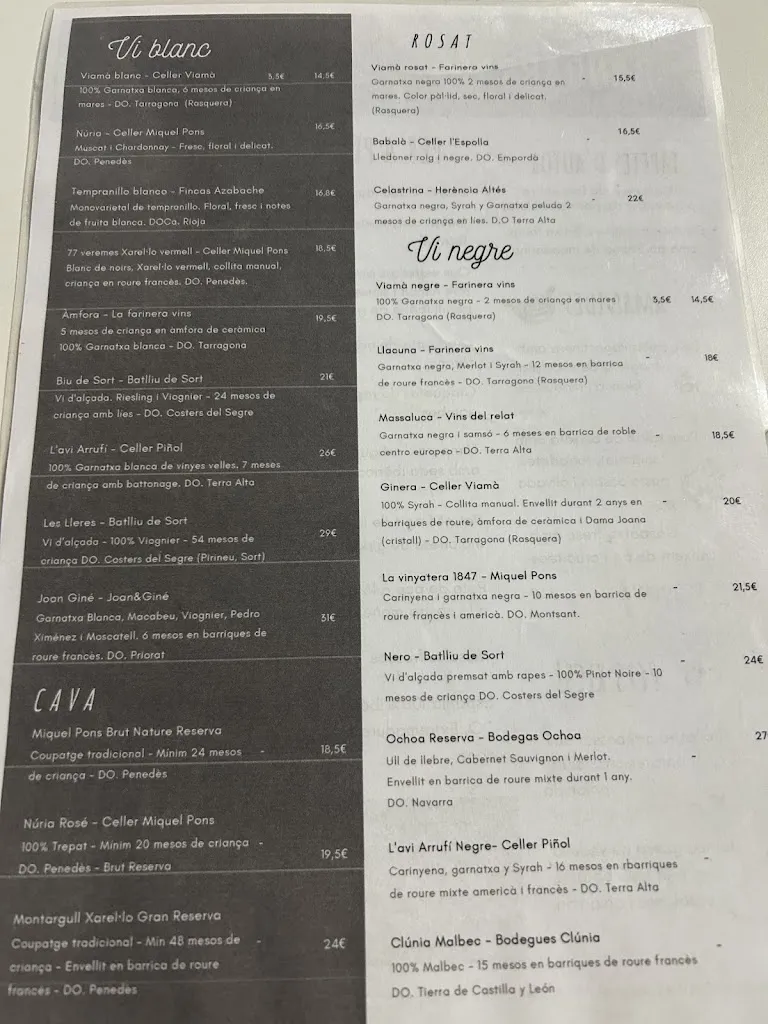 Menu_El Bandarra restaurant_Ametlla de Mar_image_3