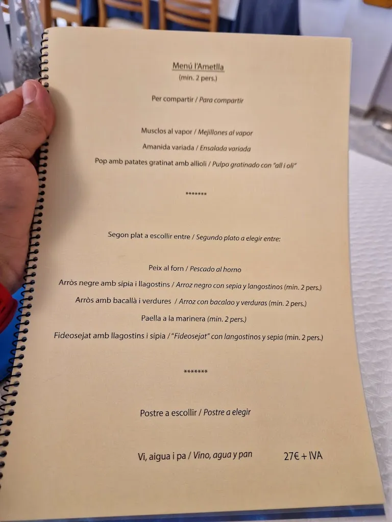 Menu_Marina Restaurant_Ametlla de Mar_image_1