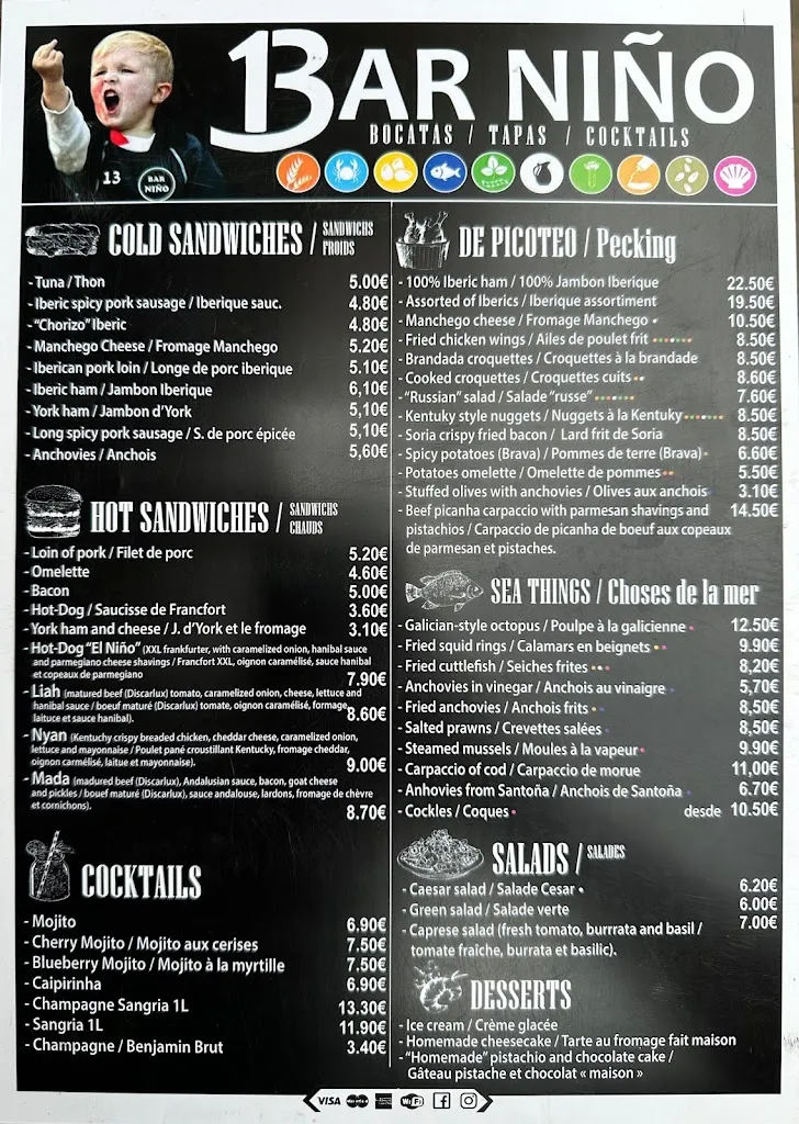 Menu_BAR NIÑO L' AMETLLA DE MAR_Ametlla de Mar_image_1