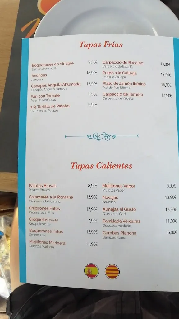 Menu_Restaurante No Stress_Ametlla de Mar_image_1