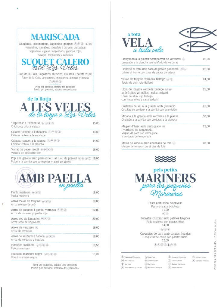 Menu_Restaurant Les Veles_Ametlla de Mar_image_1