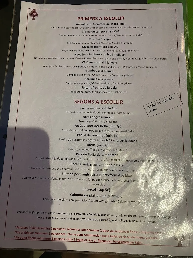 Menu_Restaurante L'antic Casino 1904_Ametlla de Mar_image_2