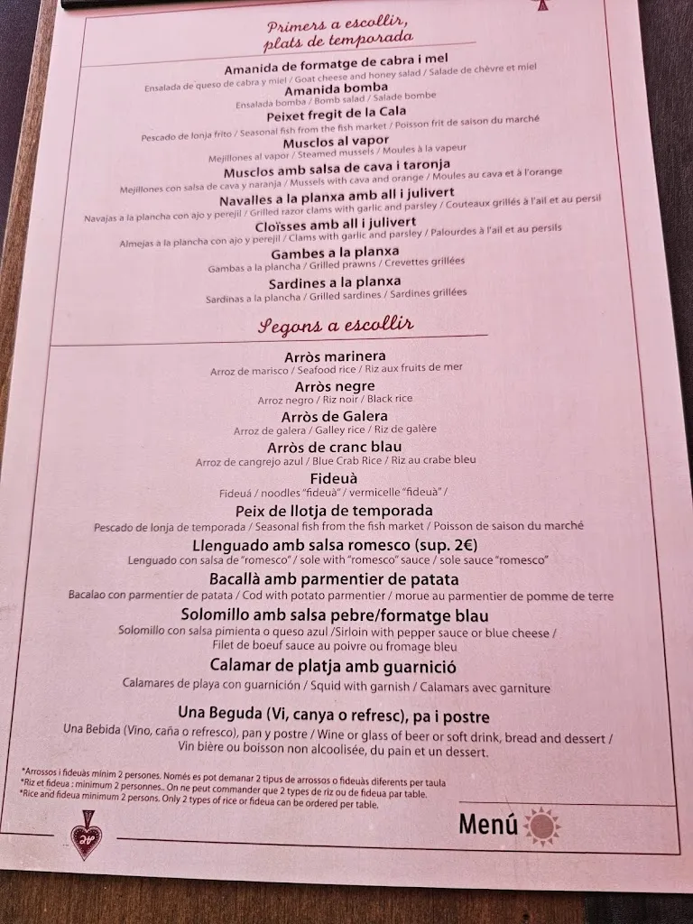 Menu_Restaurante L'antic Casino 1904_Ametlla de Mar_image_4