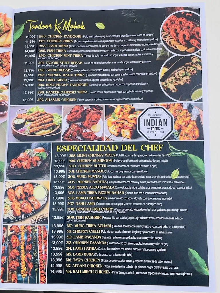 Menu_Mehak-e-Punjab (100%halal food)_Ametlla de Mar_image_4