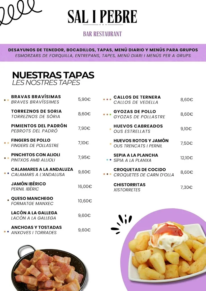 Menu_Restaurant Sal i Pebre_Ametlla de Mar_image_1