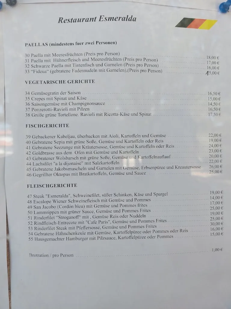 Menu_Retaurante Esmeralda 2009_Ametlla de Mar_image_1