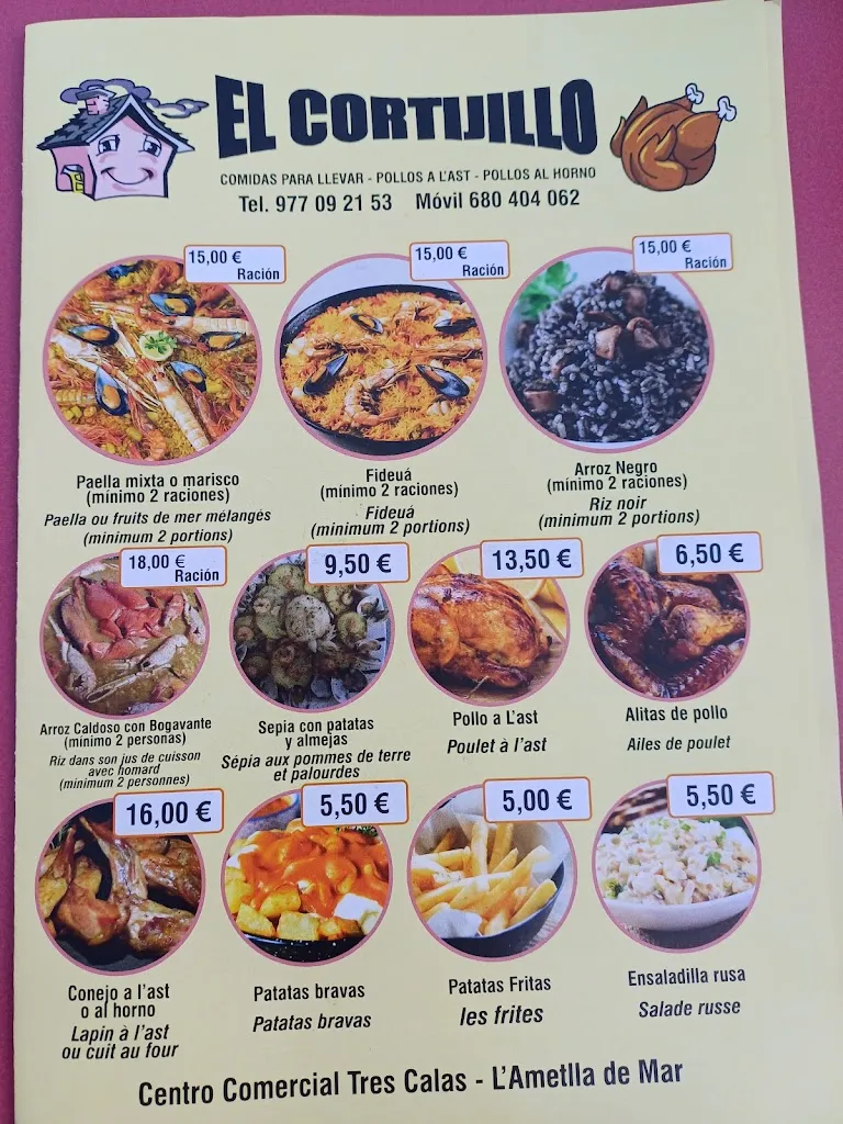 Menu_El Cortijillo II_Ametlla de Mar_image_3