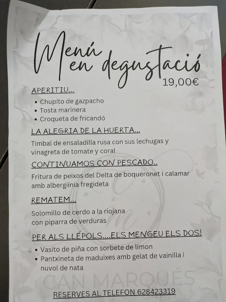 Menu_Can Marqués Restaurant_Ampolla L_immagine_2