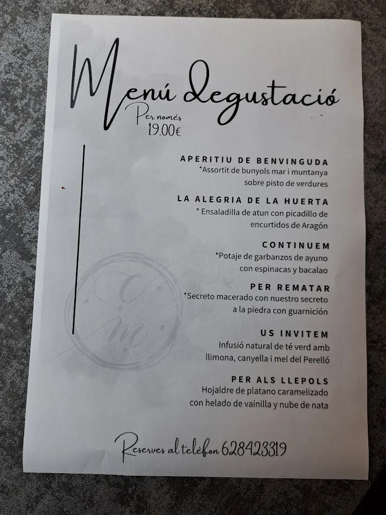 Menu_Can Marqués Restaurant_Ampolla L_immagine_4