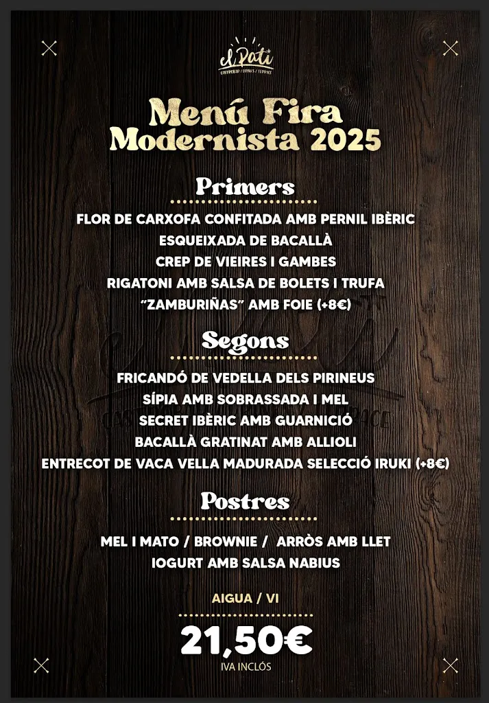 Menu_El Pati · Gastrobar_Arboç_image_1