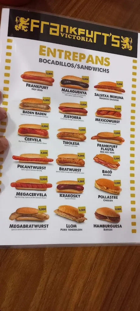 Menu_Frankfurt's Victoria_Arboç_image_3