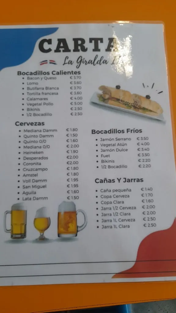 Menu_Bar La Giralda_Arboç_image_4