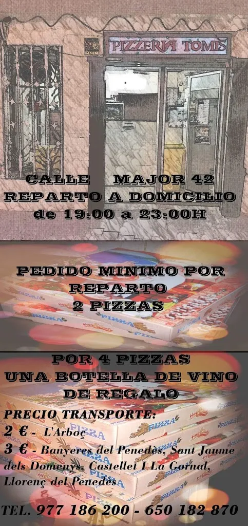 Menu_Tomis Pizzeria_Arboç_immagine_1