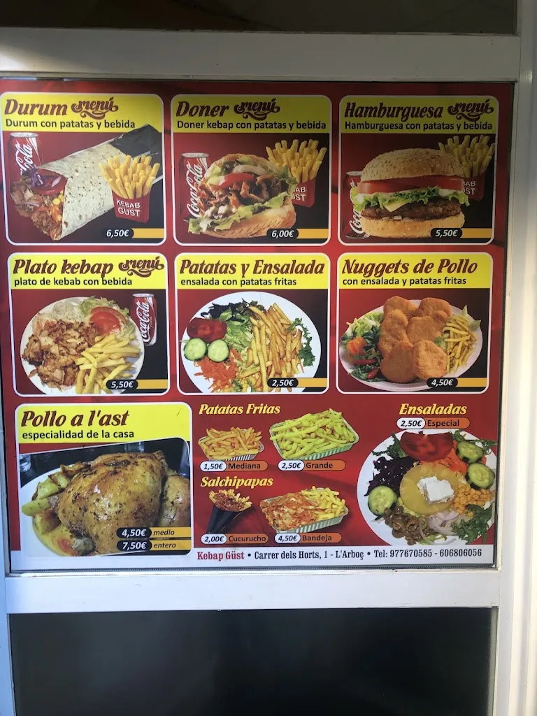 Menu_Kebab Arboç_Arboç_immagine_1