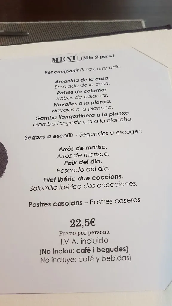 Menu_Restaurant La Verema de L'Arboç_Arboç_image_2