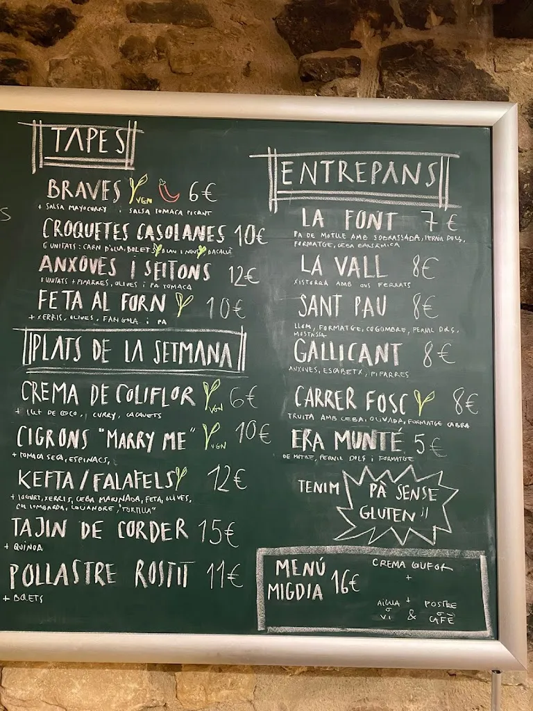 Menu_El Refugi D'Arbolí_Arbolí_image_2