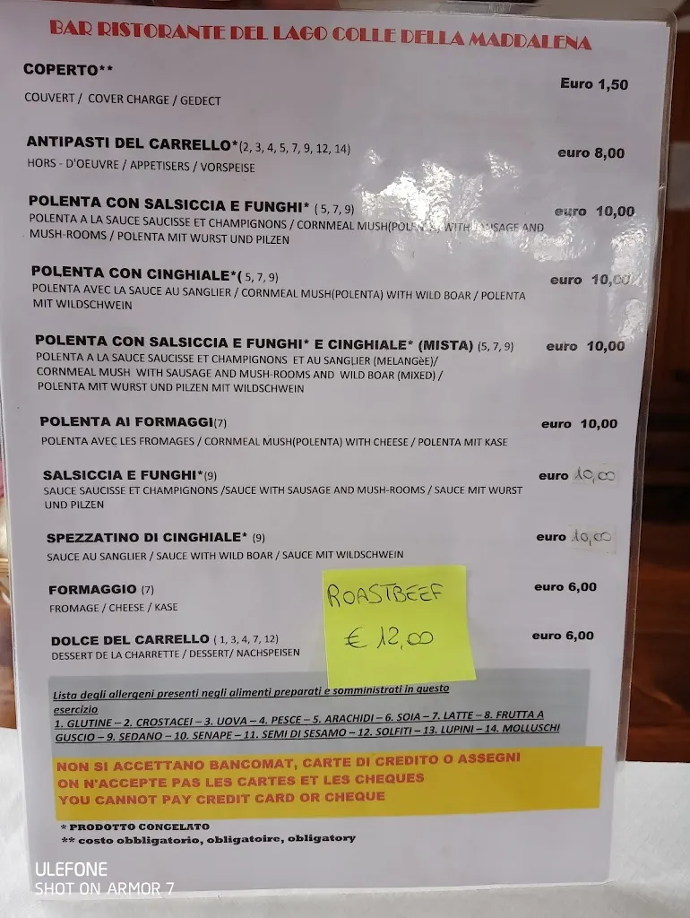 Menu_Bar Ristorante del Lago_Argentera_image_2