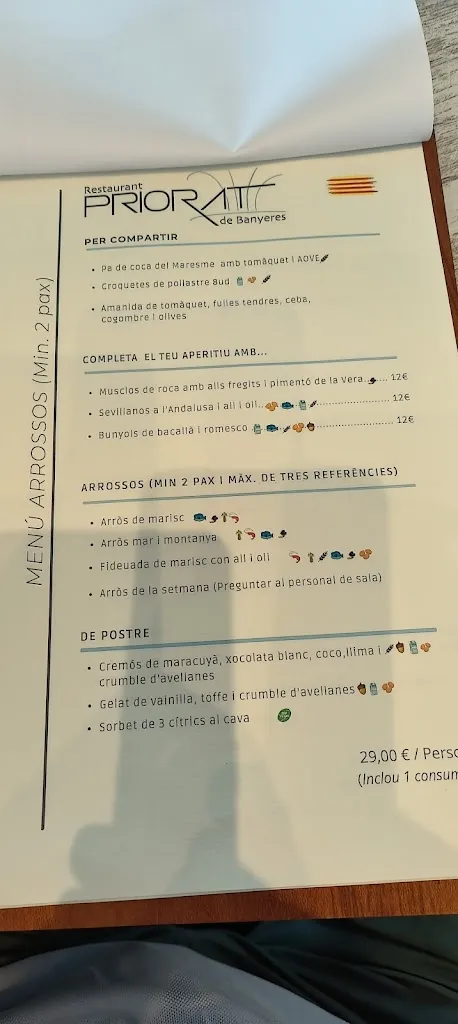 Menu_Restaurant Priorat_Banyeres del Penedès_image_2