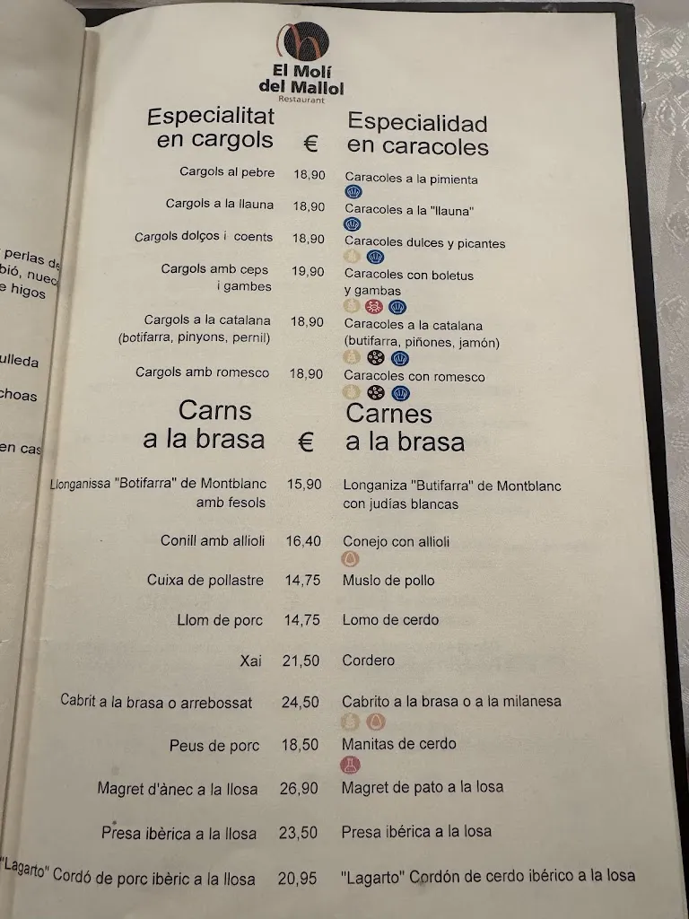 Menu_Restaurant El Molí del Mallol_Barberà de la Conca_image_4