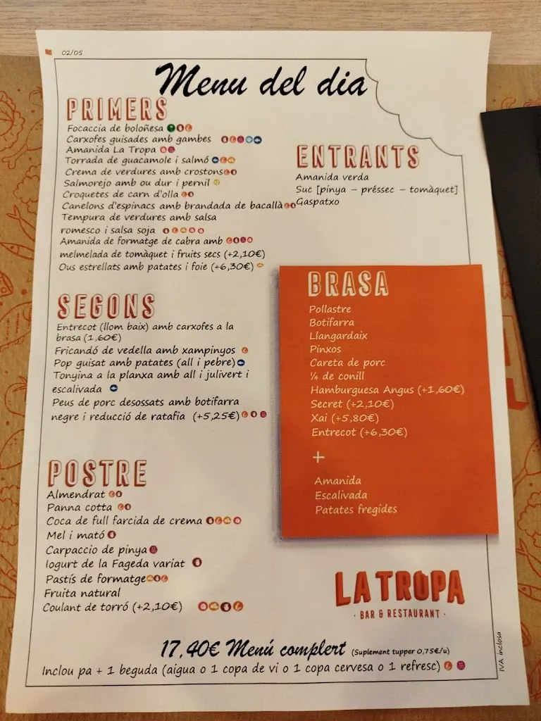 Menu_La Tropa_Bellvei_image_1