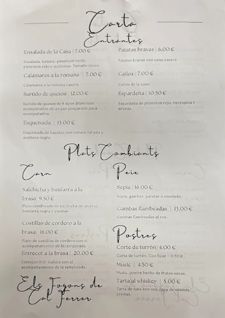 Menu_ELS FOGONS DE CAL FERRER_Benifallet_image_1