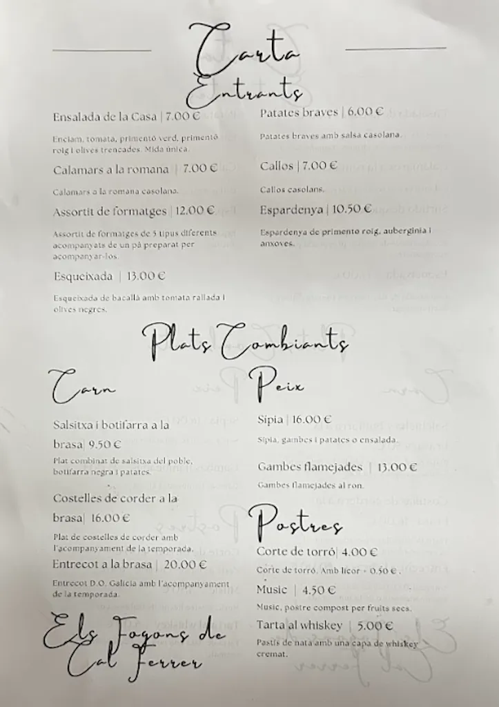 Menu_ELS FOGONS DE CAL FERRER_Benifallet_image_2