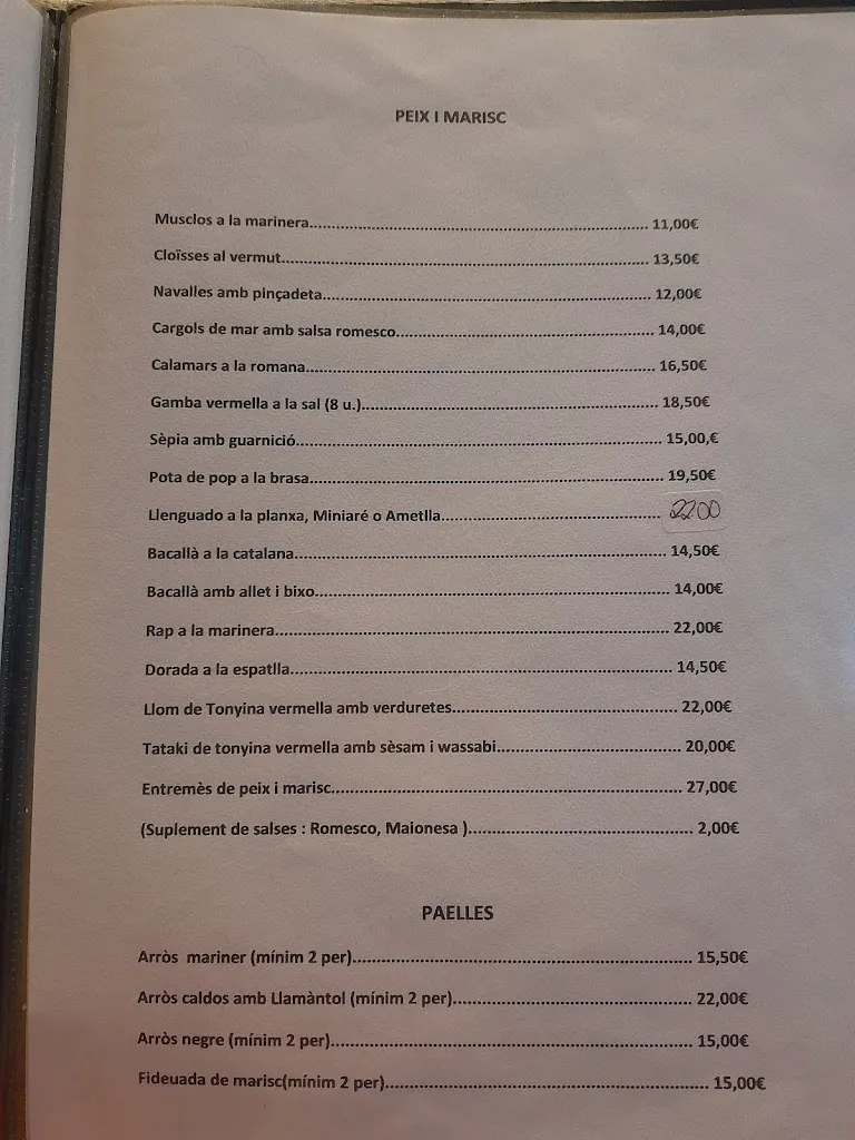 Menu_Restaurant El Casal_Benissanet_image_1