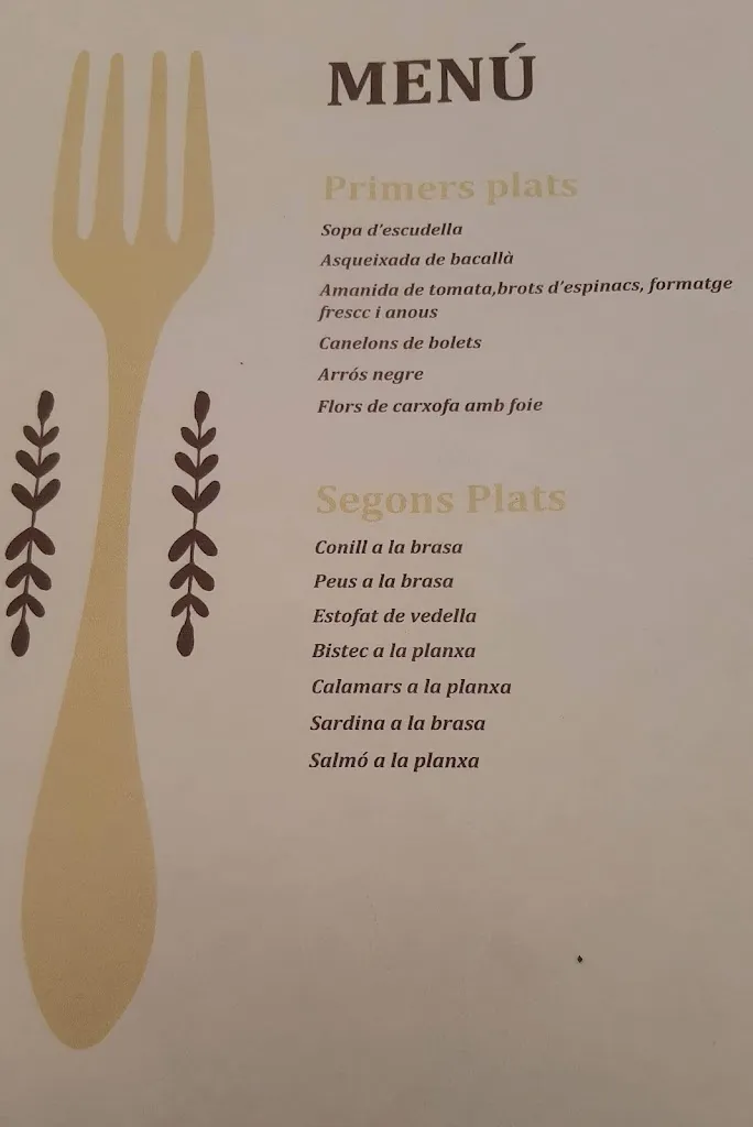 Menu_Restaurant El Casal_Benissanet_image_4
