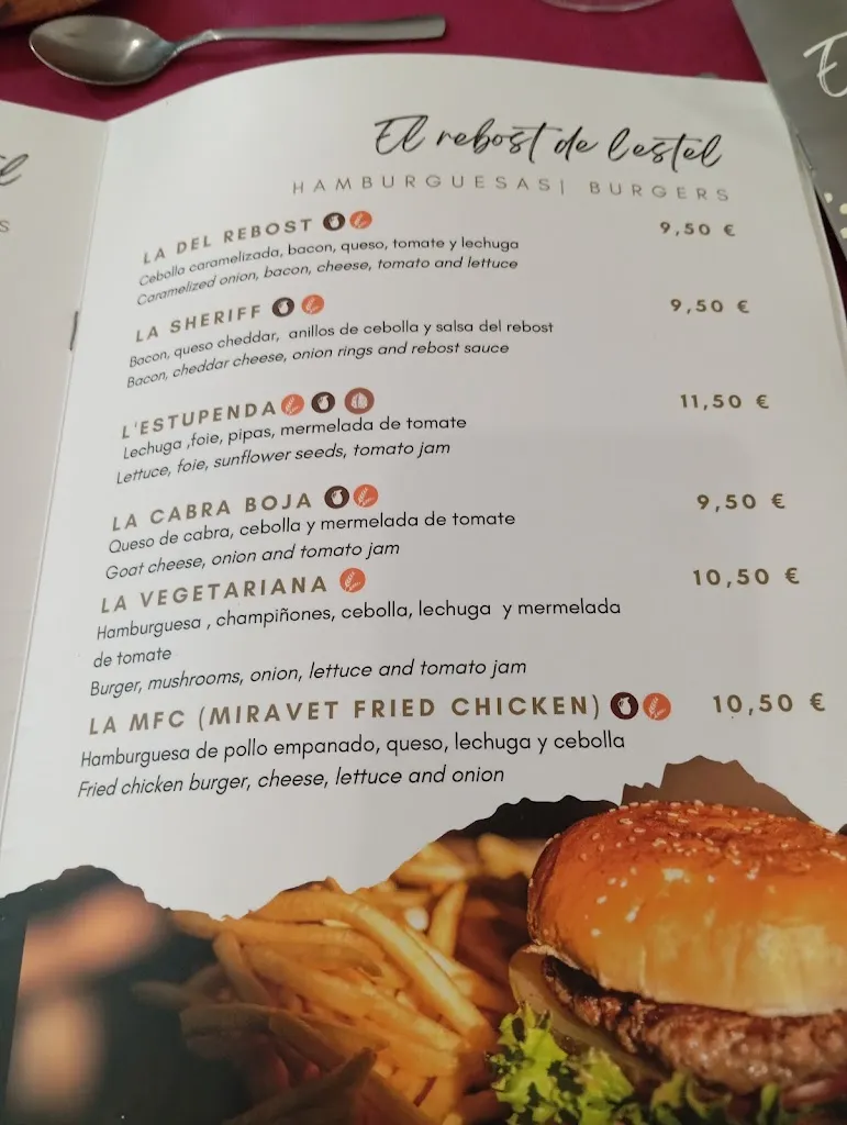 Menu_El Rebost de l'Estel_Benissanet_image_1