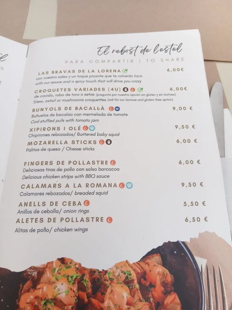 Menu_El Rebost de l'Estel_Benissanet_image_2