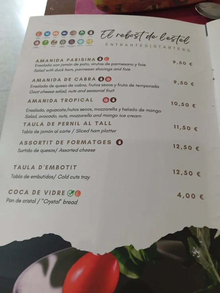 Menu_El Rebost de l'Estel_Benissanet_image_3