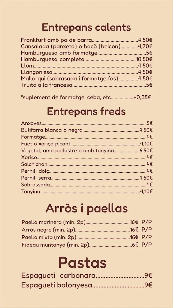 Menu_Restaurant La Cassoleta_Borges del Camp_immagine_3