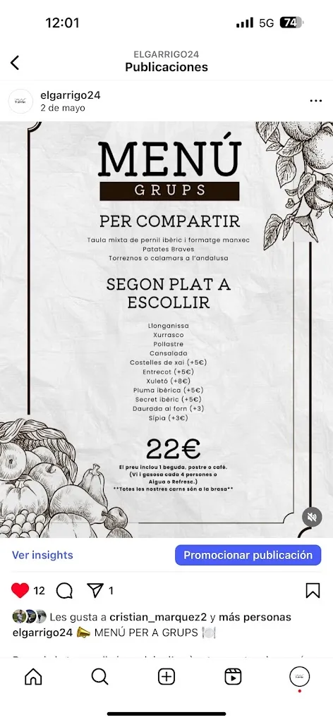 Menu_Poliesportiu El Garrigó_Borges del Camp_image_1